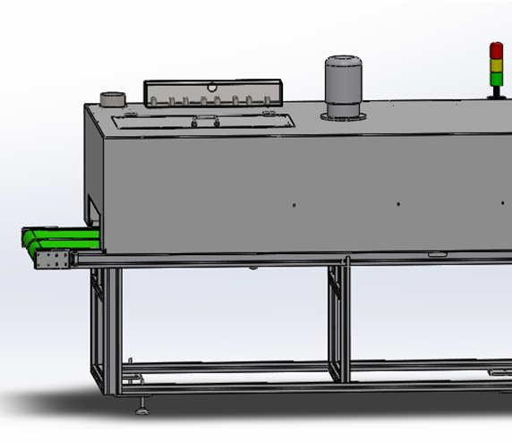 Straight tunnel furnace